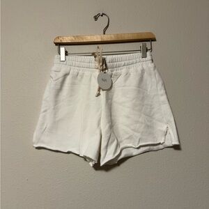 NWT NIA Women's Athletic White Shorts